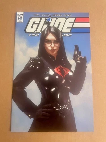 GI Joe #245 Miguel Mercado Baroness Variant IDW Real American Hero Yesteryear