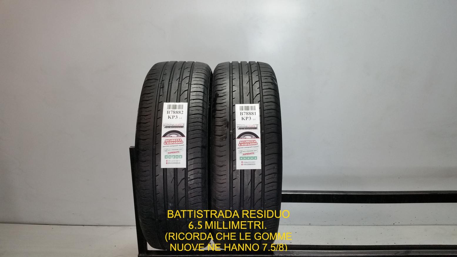 GOMME USATE 215/55R18 95H CONTINENTAL C.P.CONTACT 2 PNEUMATICI USATI B78882