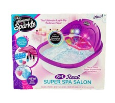 Cra-Z-Art Shimmer ’n Sparkle 5-in-1 Real Super Spa Salon Kids Pedicure Spa NIB