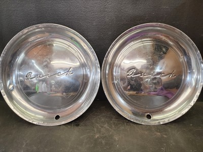 1949 1950 1951 Buick Roadmaster Hubcaps OEM Wheel Covers 15'' Special Super GM OE