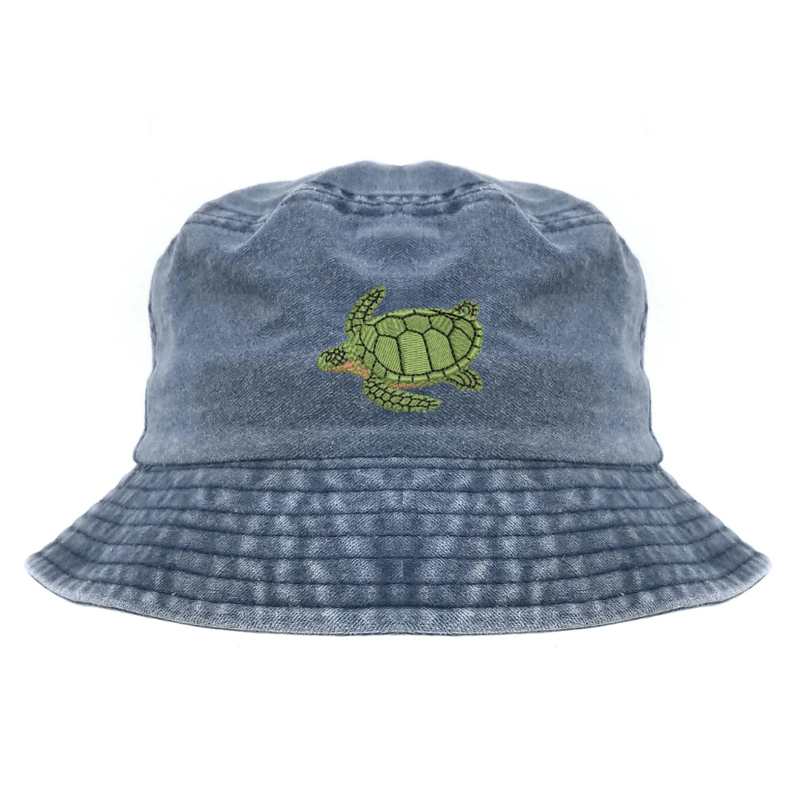 Sea turtle Hawaiian Honu embroidered bucket hat, pigment dyed bucket hat
Opens in a new window or ta