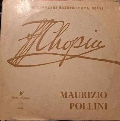 LP Maurizio Pollini   Polonez   Mazurek   Nokturn   Imprompt (1960) 10'' Vinyl