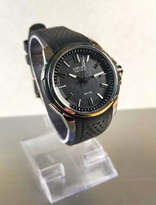 Citizen Eco-Drive J810 WR100 Men s Watch Black Dial Rubber Strap (NJL029959)