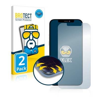 Full-Cover Schutz Folie für Apple iPhone 12 Pro Max 3D Curved Edge Display 2x