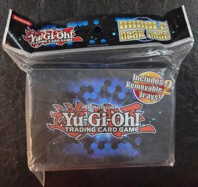 Official Konami Yugioh Double Deck Case Box - NEW - Sealed - 2 Removable  Trays | eBay
