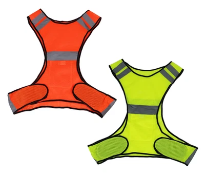 SOSACHEN Warnweste Mesh Sicherheitsweste Reflektor Sichtbarkeit Laufweste Signalweste