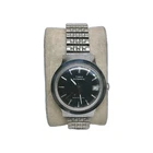 1978 Vintage Men's Timex Viscount Automatic Date Watch - Blue Dial, 36mm