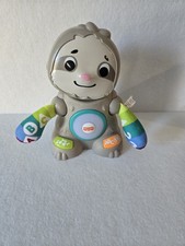 Fisher Price Linkimals Smooth Sloth Songs Sounds Phrases Interactive Toy WORKS