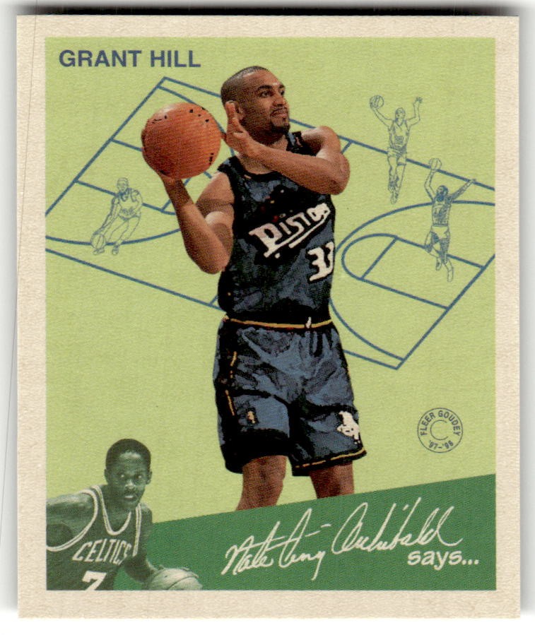 1997-98 Fleer Grant Hill Goudey Greats #5GG