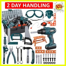 Kids Tool Box  Zealous 48 PCS Pretend Play Tools Toys for Toddler,Electric Dri...