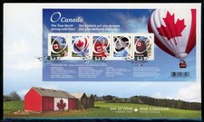 CANADA 2011, CANADIAN PRIDE (O CANADA) FIRST DAY COVER !! M04