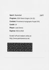 2024-25 Panini Origins Provenance Autographs Purple FOTL /18 Luka Doncic