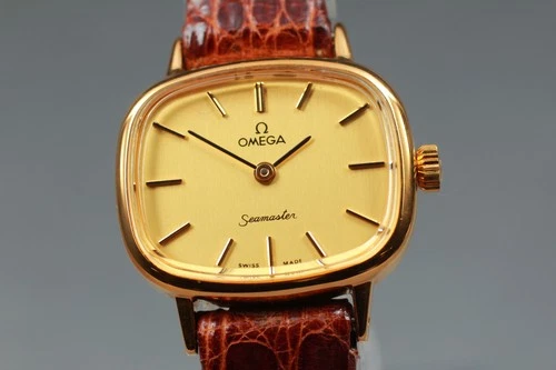 [N MINT] Omega Seamaster Cal.625 Ref.511.0546 Gold Manual Women From JAPAN W746