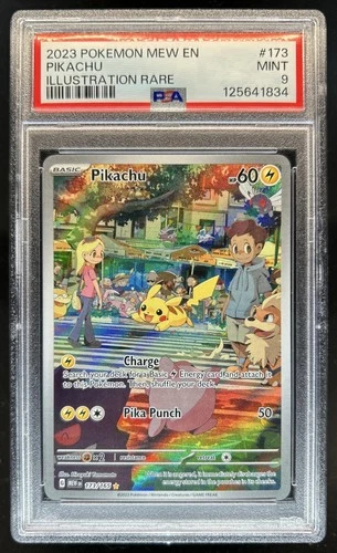 2023 Pokemon SV 151 Pikachu Illustration Rare #173/165 PSA 9
