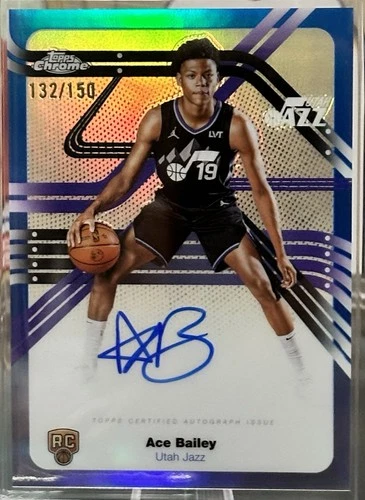 2025 Topps Chrome Ace Bailey Next Stop Signatures (RAW)