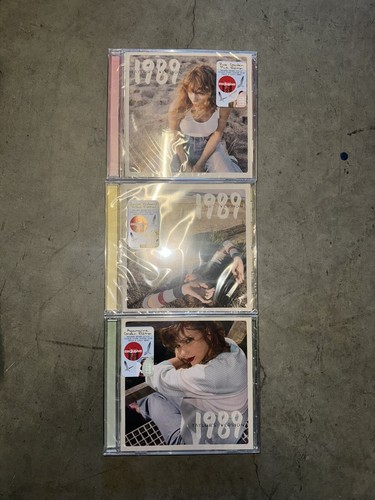 Taylor Swift 1989 All 3 CD Disk Color Set Rose Green Yellow New