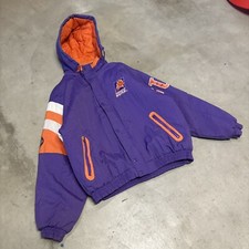 VINTAGE PHOENIX SUNS STARTER JACKET SZ XL NBA RARE PARKA SATIN MADE IN KOREA