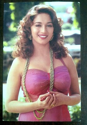 INDIA PICTURE POSTCARD MADHURI DIXIT ACTRESS ORIGINAL BOLLYWOOD - Main Image