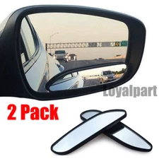 2X Blind Spot Mirror Auto 360° Wide Angle Convex Rear Side View Car Truck SUV