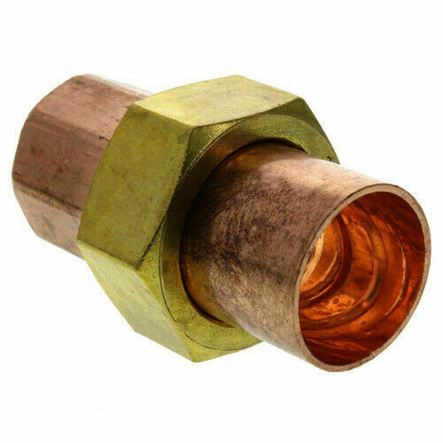 1/2" inch Copper Solder Union Sweat CxC