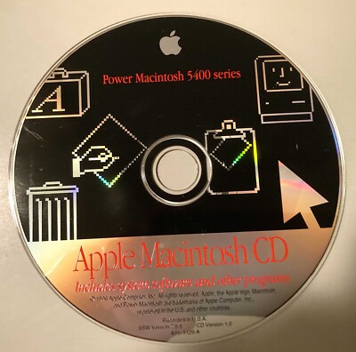 Apple Power Macintosh 5400 Series Install/Restoration CD