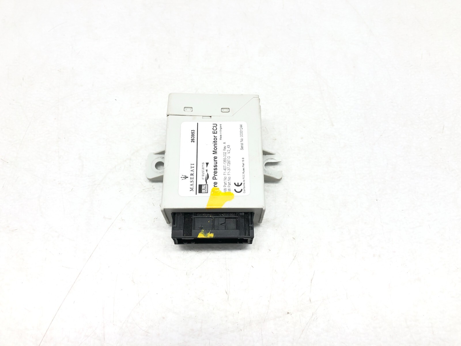 2008-2016 MASERATI GRANTURISMO S M145 TPMS TIRE PRESSURE CONTROL MODULE OEM