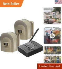 Durable Outdoor Motion Sensor Alarm - Customizable Chimes for Enhanced Security
