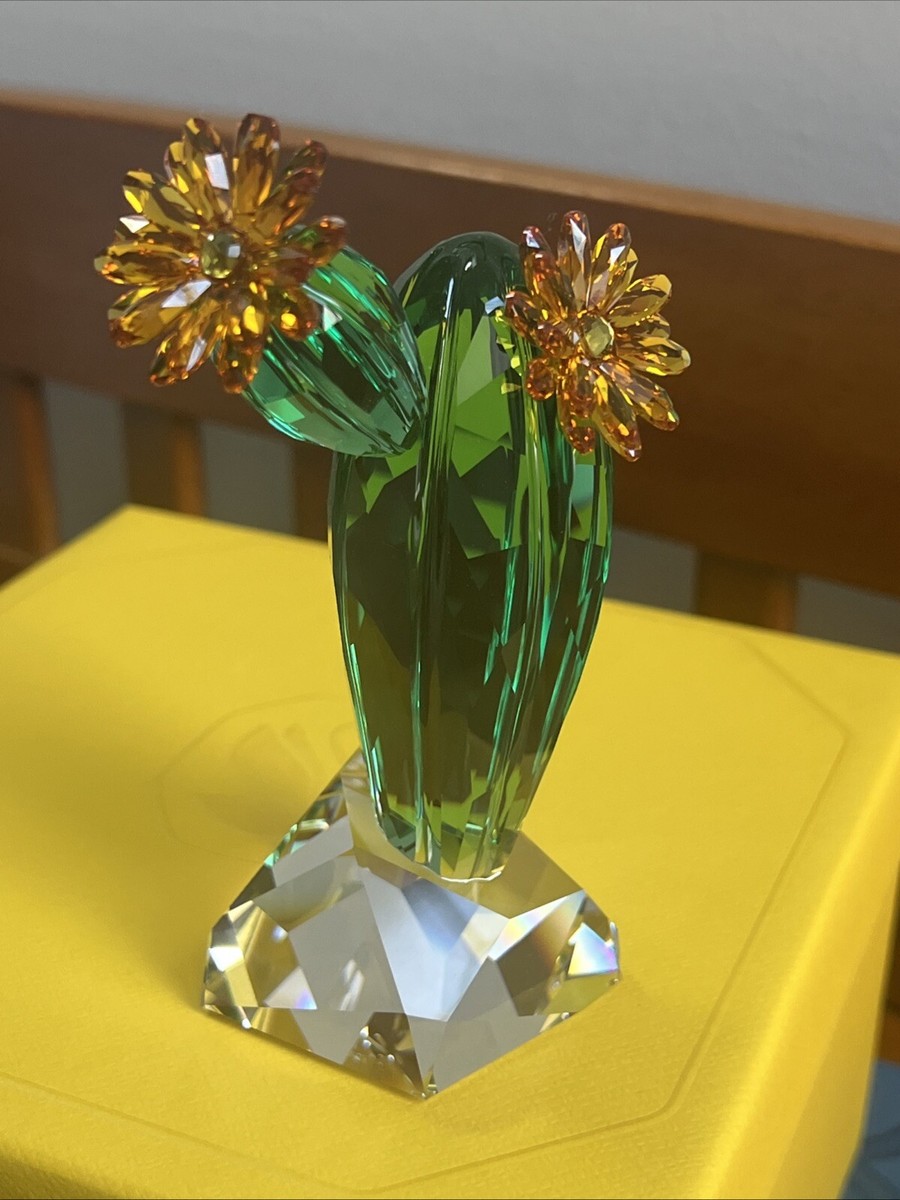 Swarovski Paradise Flower Golden Yellow Cactus 5427592 New in