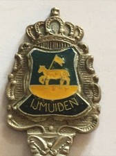 Vintage Souvenir Spoon Collectible Ijmuiden Netherlands