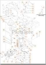 Drive Parts From Toro LX420 Lawn Tractor