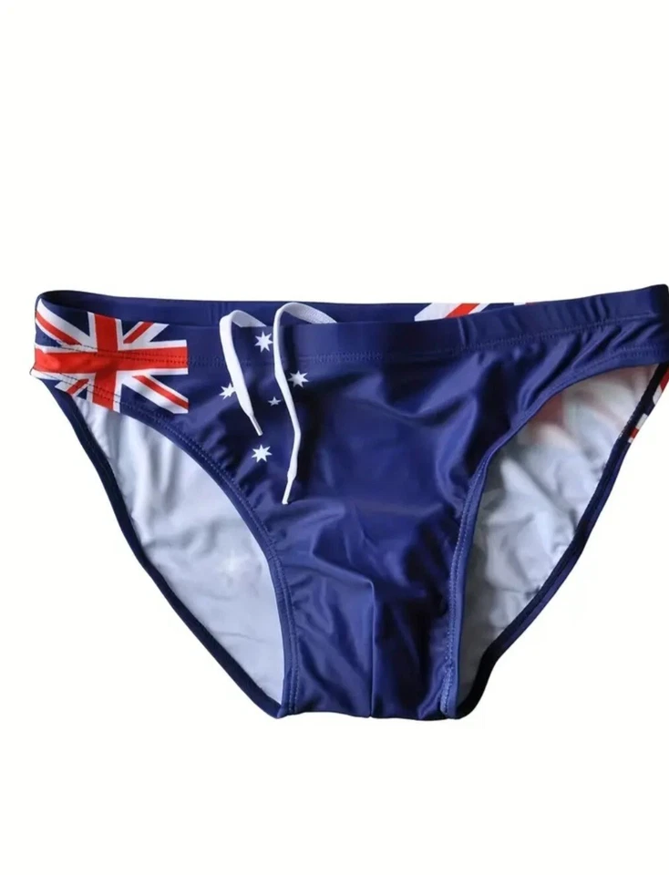 Мужские плавки - узор с австралийским флагом. Aussie Budgie контрабандисты размер XL. - Изображение 4 из 4