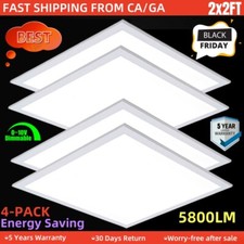 2x2 Led Flat Panel Light - 45 Watt -5000K 0-10V Dimmable Drop Ceiling Fixture
