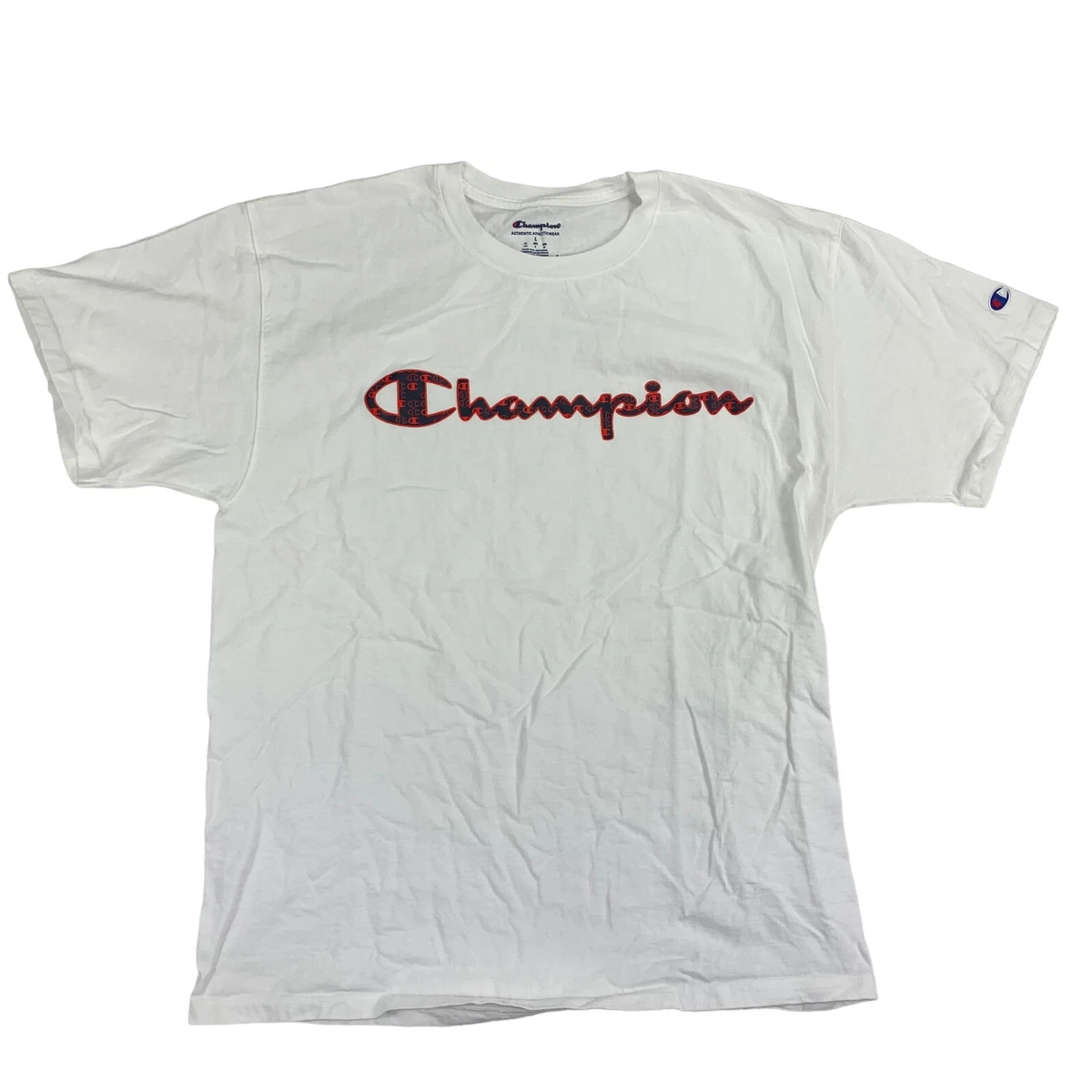 Champion small hotsell script tee