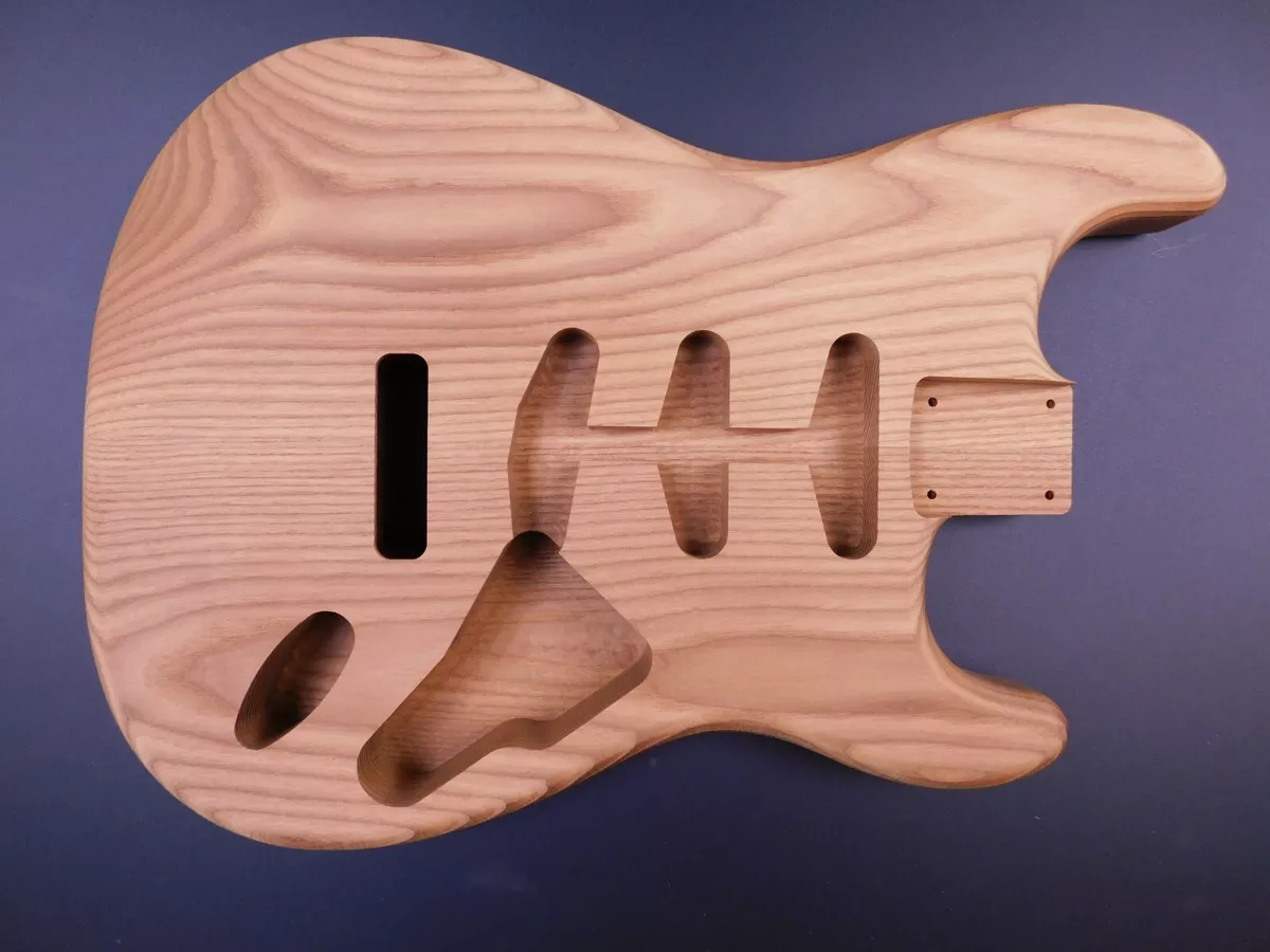 Roasted Ash S Style Guitar Body