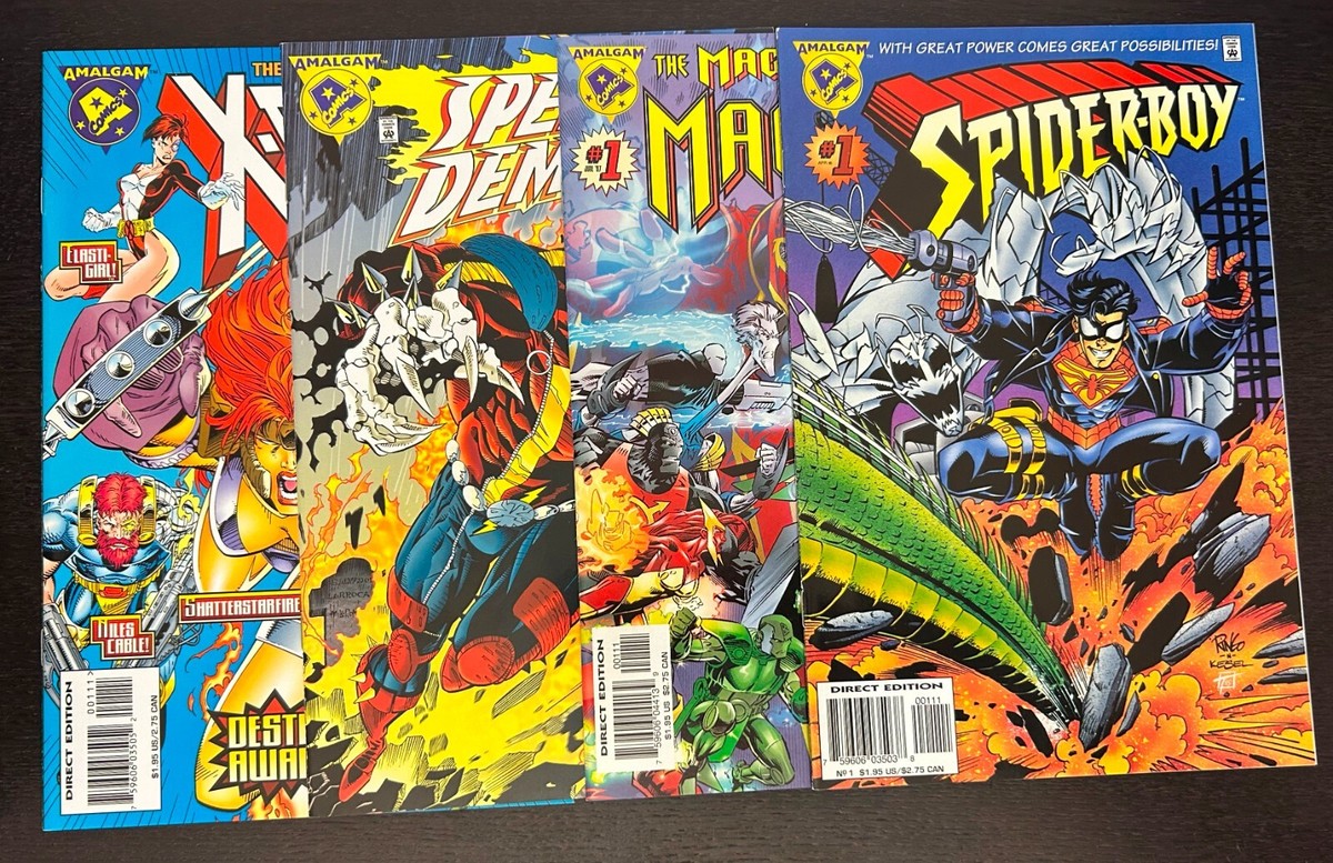AMALGAM COMICS Vol 1 (DC Marvel 1996) -- FULL Set of 12 -- Dark
