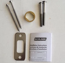 Schlage Single Cylinder Deadbolt Replacement Mounting Screws Bolts Satin Nickel