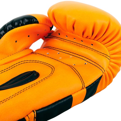 Venum Kid's Elite Hook and Loop Boxing Training Gloves - Fluorescent Orange - Picture 3 of 3