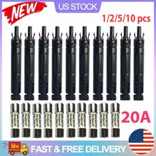 1/2/5/10pcs 20A in-line Fuse Holder Solar Panel Cable PV Connector Waterproof