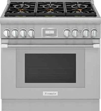 Thermador PRD366WHU Pro Harmony 36" Smart Dual Fuel Range in Stainless Steel
