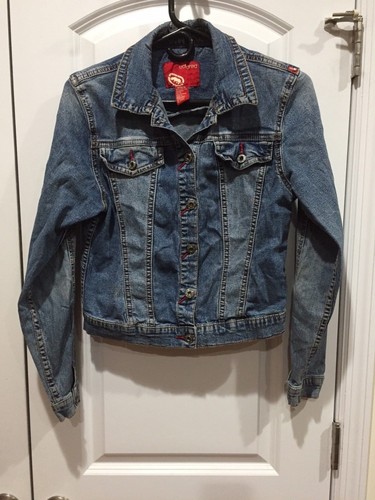 Blue Jean Denim Jacket Cotton Button 