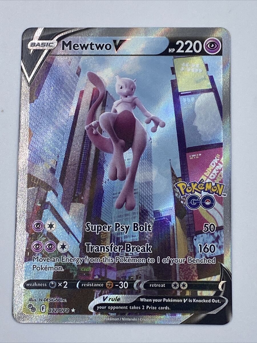 Kit Carta Pokémon Pikachu E Lendário Mewtwo