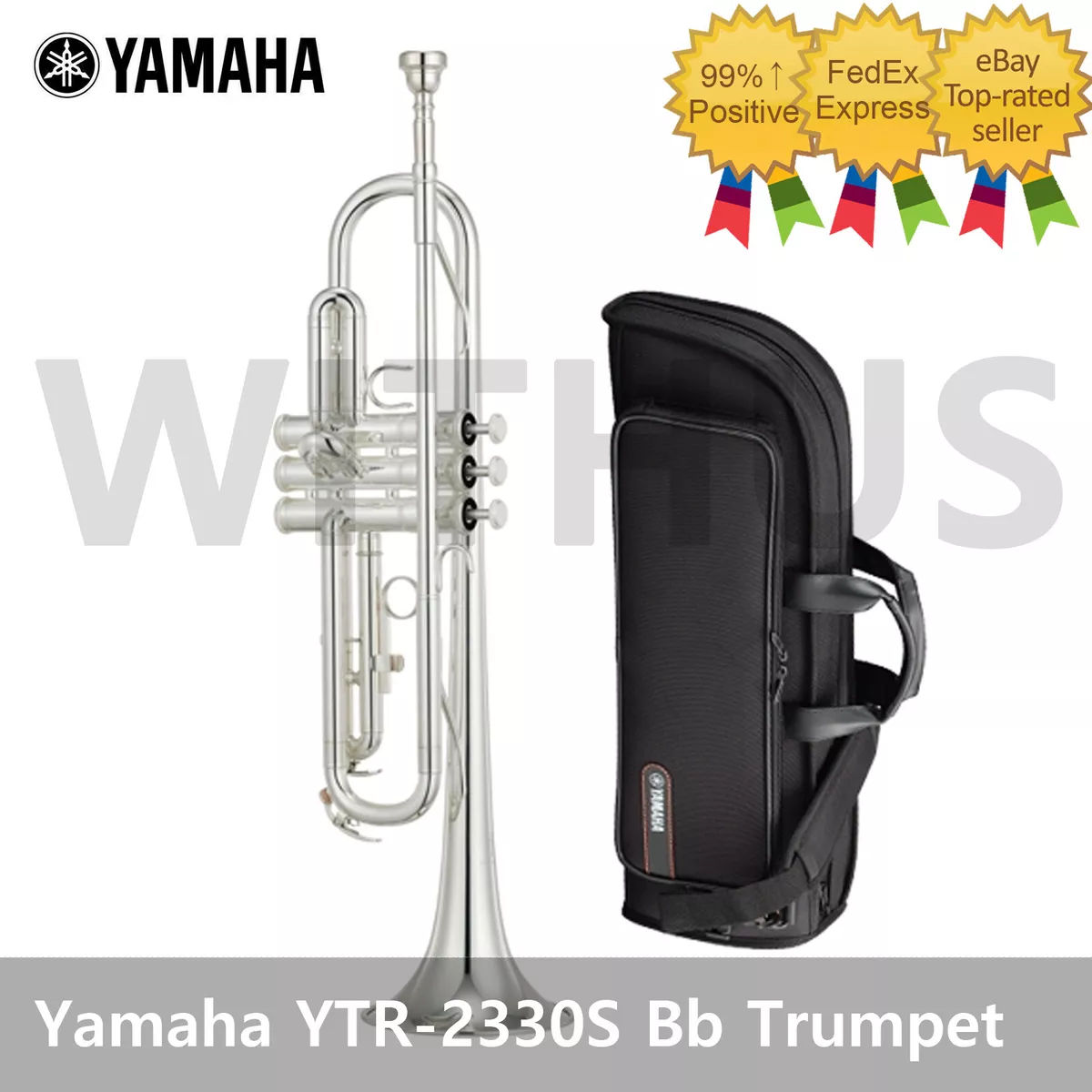 Yamaha YTR-2330S Bb Trumpet Student Model with Semi Hard Case YTR2330S -  Express