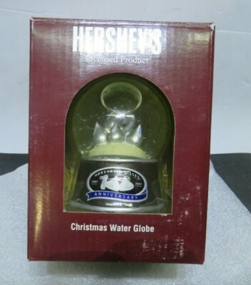 Hersheys Kisses 100th Anniversary 2007 Christmas Water Snow Globe New NIP Rare