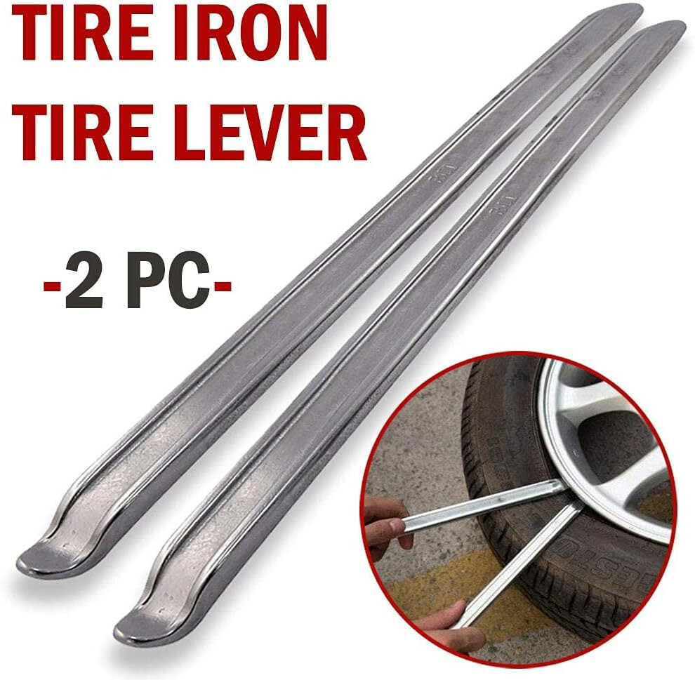 Tire Iron Spoons Changing Tire Lever Bar Set Tire Repair Tool Kit Rim