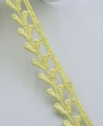 FCL 1 Cm Wide 2 M Beautiful Daisy Tropical Edge Lace Trim Color Guipure Sewing - Picture 15 of 86