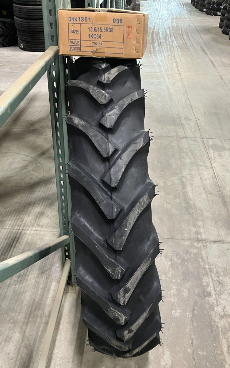 1 New Bias Tractor Tire and 1 Tube 13.6 38 MRL R-1 8ply TT 13.6x38