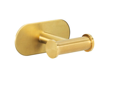 WENKO Turbo-Loc  Wandhaken Mod. Orea Duo Gold Matt, Befestigen ohne bohren