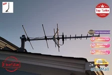 Yagi Digital HDTV Antenna 300 Mile for UHF VHF FM OTA Free Local TV