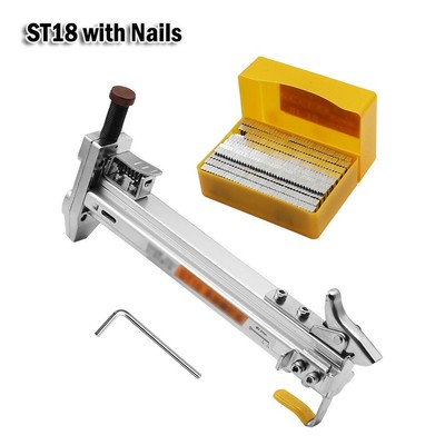 ST18Manual Nailer Semi Automatic Straight Nailing Tool Nails For Flooring Cement