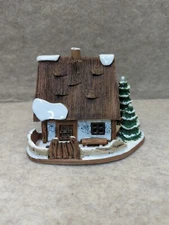 Lithuanian Candle House-Tea Light Cottage-Fairy Light-Candleholder Vintage 4"